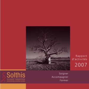 Couverture du rapport d'activité 2007