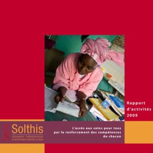 Couverture du rapport d'activité 2009