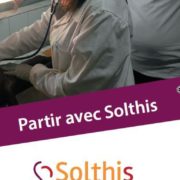 Flyer Partir avec Solthis en Afrique disponible sur le stand IDEAS au SDS2016